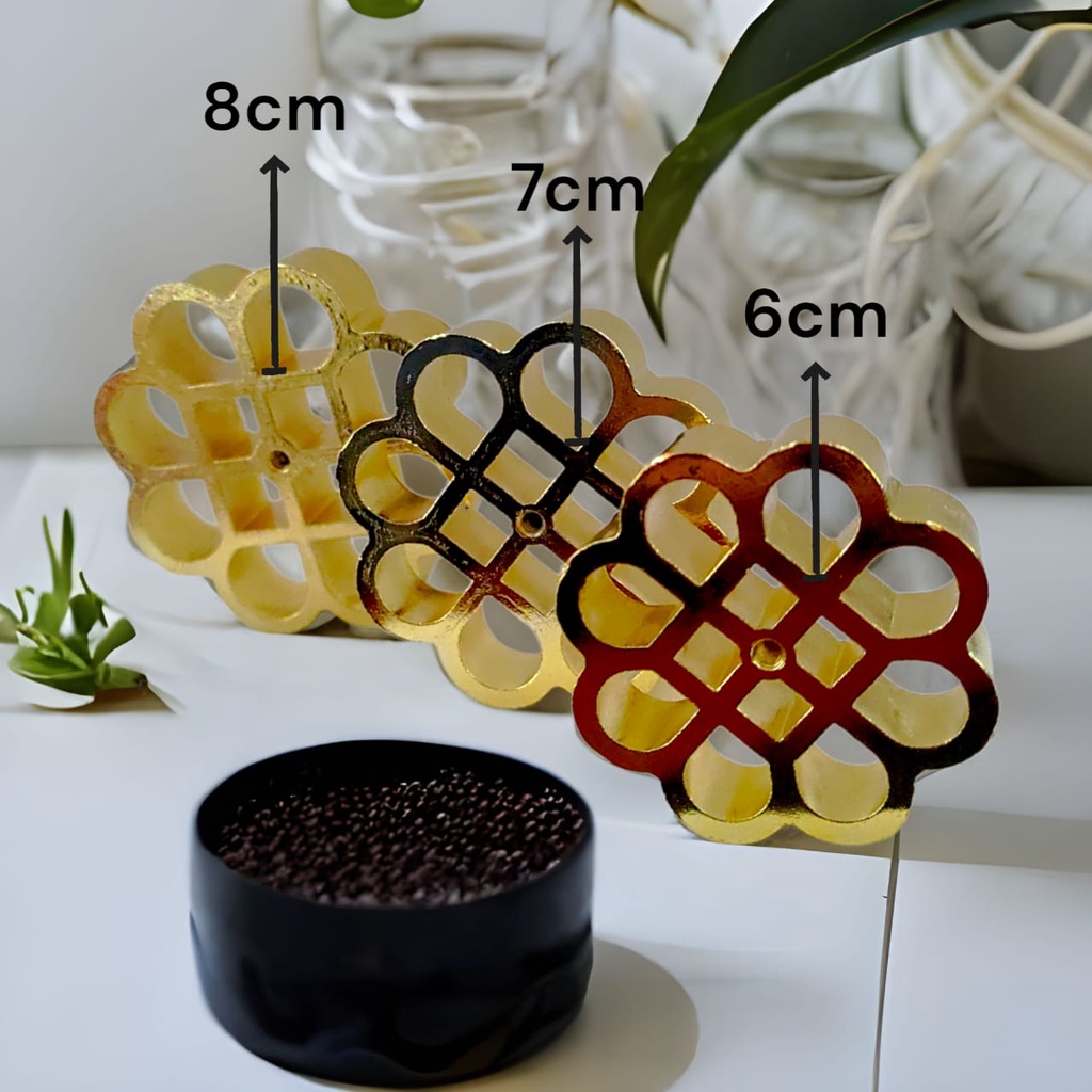 Cetakan Kue Kembang Goyang Motif Bunga Bahan Kuningan Asli / Cetakan Kembang Loyang