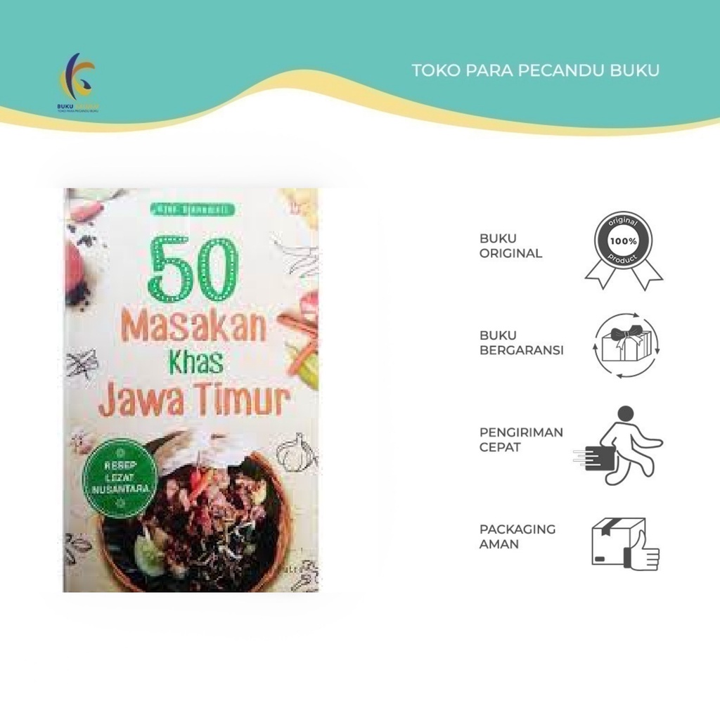 

[ PROMO ] BUKU MASAK - 50 MASAKAN KHAS JAWA TIMUR - Buku Kaluku