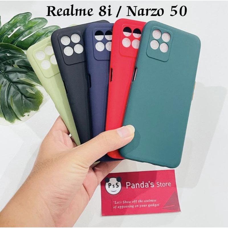 Case Realme 8i / Narzo 50 Babycase Makaron Full Color Softcase Realme 8i -PsS