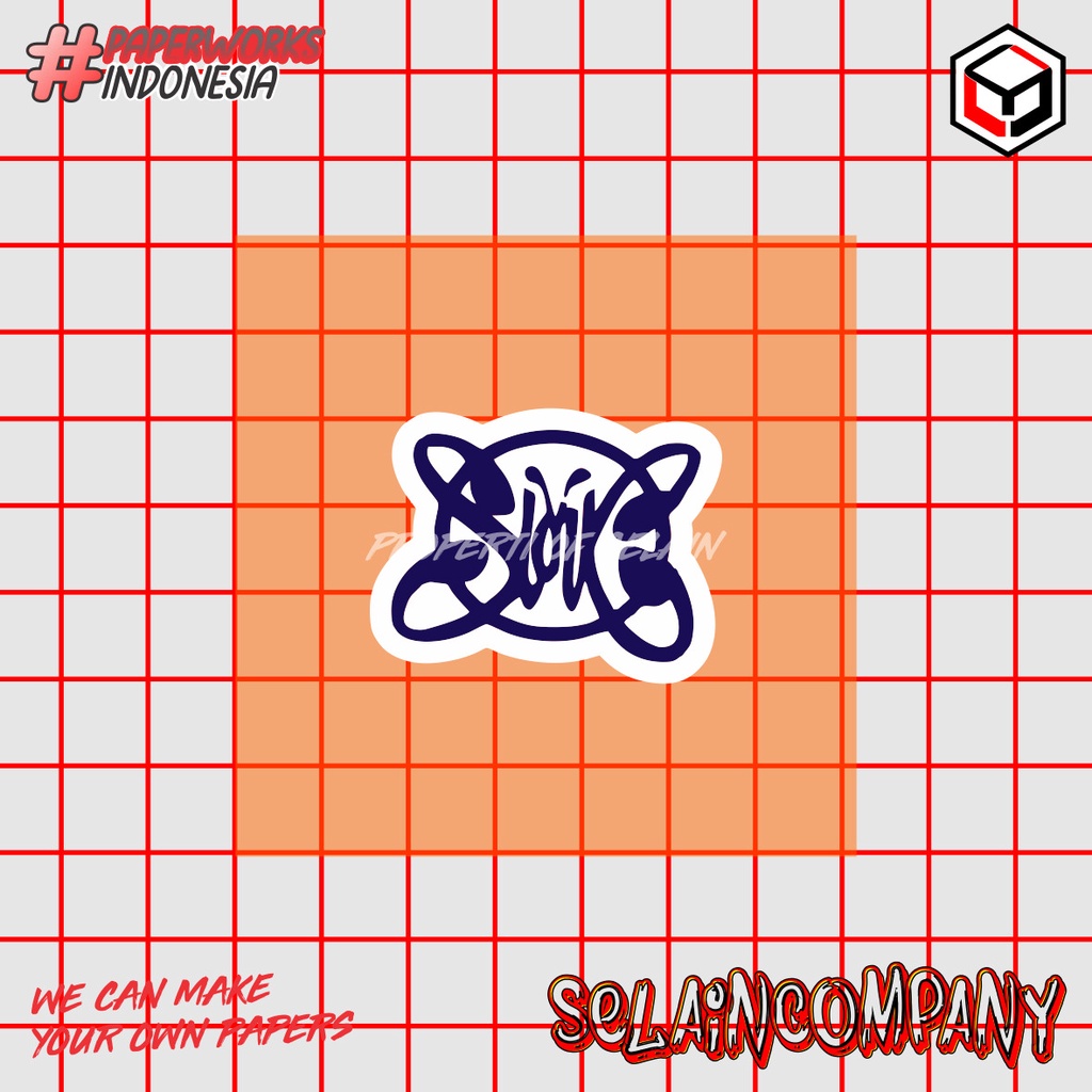 

STICKER SELAIN.CO motif musik band 5LANK