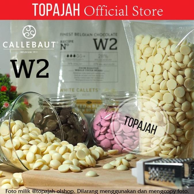 

CALLEBAUT white coklat putih belgium (Repack)100gr