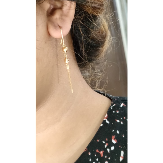 Anting emas 17K - 1.6 gr kadar 750 - 3838