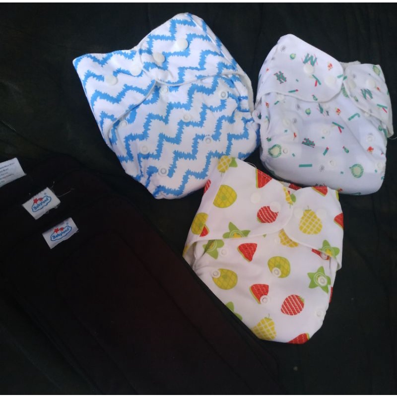 clodi motif + insert bamboo preloved