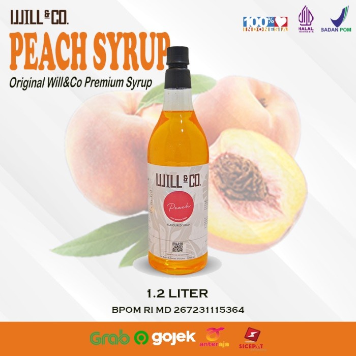 

WILL&CO SIRUP PEACH 1.2 LITER