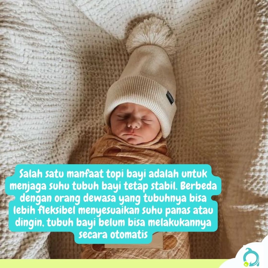 MIYO  Paket 1 Topi dan 1 Sarung Tangan + Kaki Salur | Polkadot