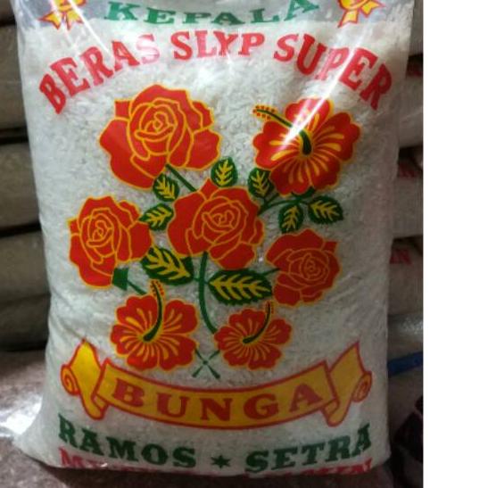 Jual Beras Setra Ramos Cap Bunga Kg Shopee Indonesia