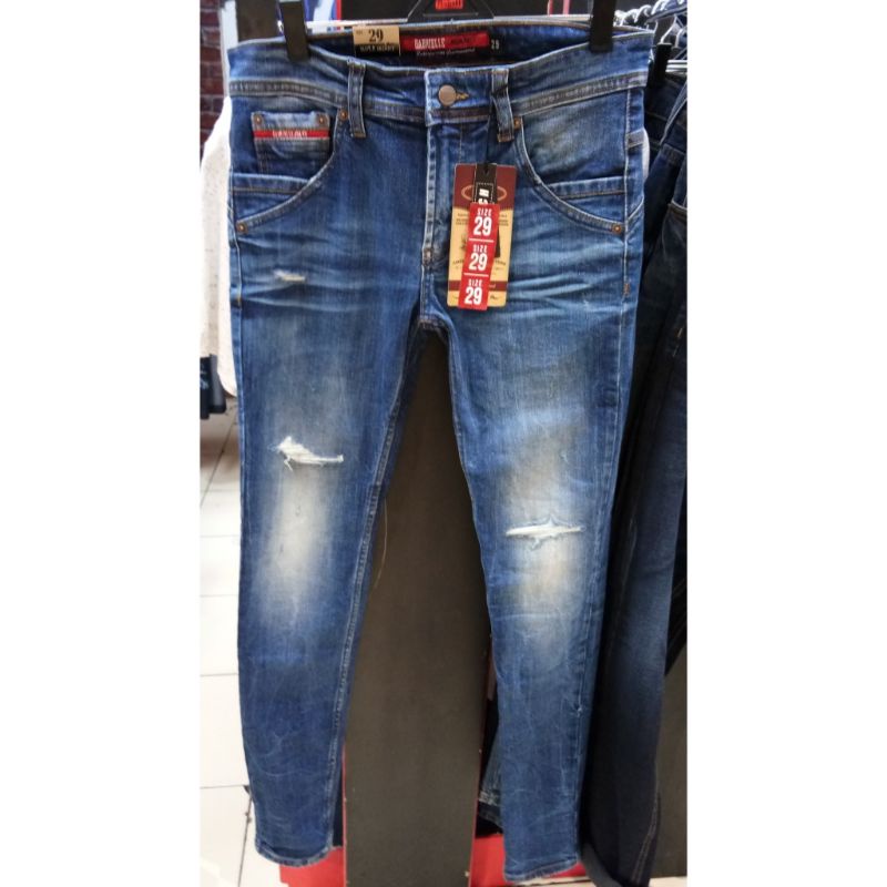 Gabrielle jeans Original mens BBRF044V102229 celana jeans panjang pria skinny man with 5 pocket