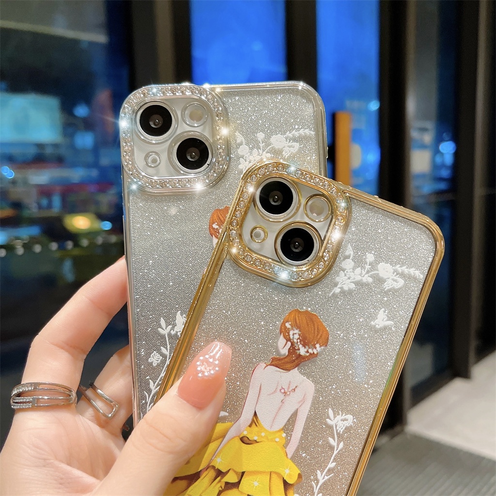 Soft case Pelindung Lensa Kamera Bahan TPU Tahan Banting Untuk iphone 14 pro max plus 13 12 11 pro max