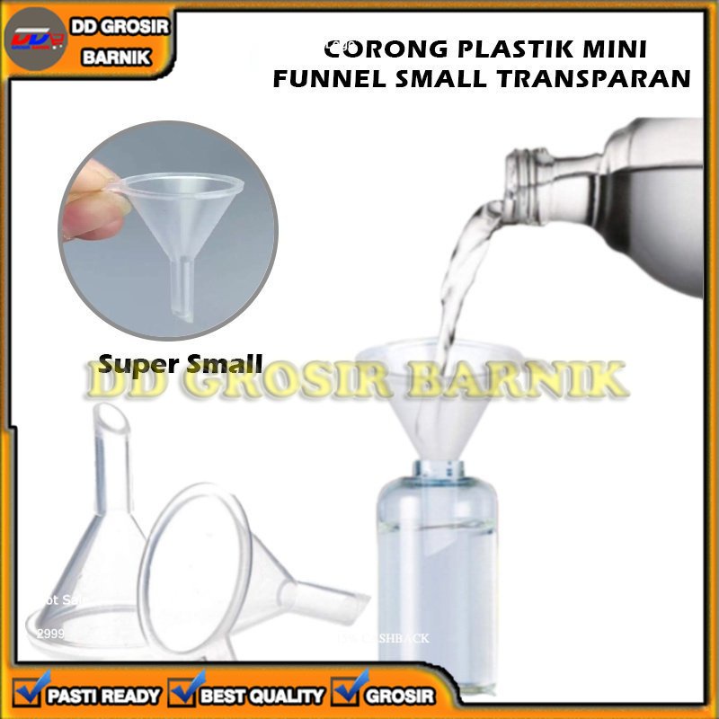 [DGB] CORONG PLASTIK MINI TRANSPARAN UNTUK REFILL MINYAK WANGI FUNNEL SMALL ESSENCE