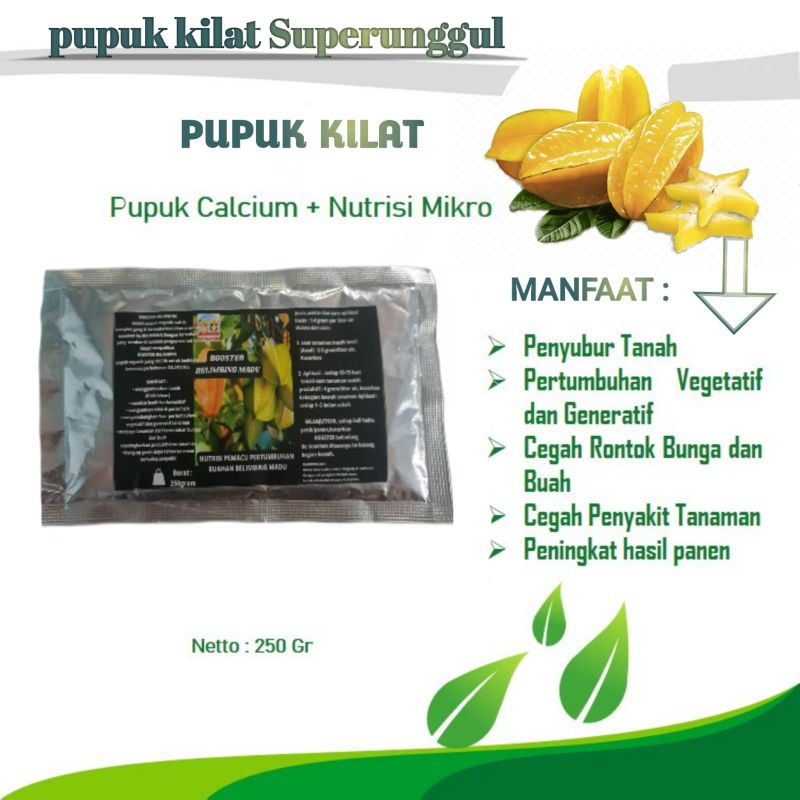 Pupuk Organik Pelebat Buah Dan Booster Belimbing Cepat Berbuah Lebat