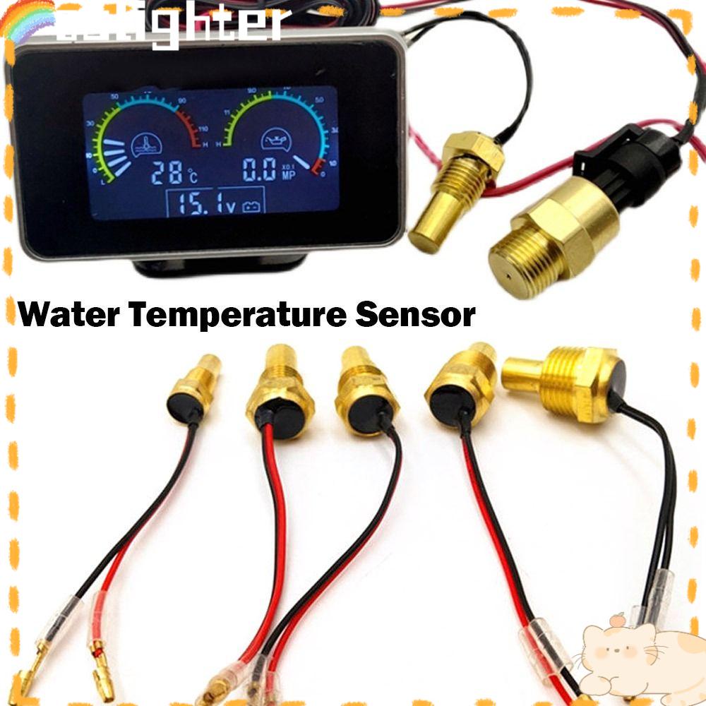 Solighter Sensor Suhu Air Meter NPT 10MM21MM14MM16MM17MM 12V/24V Temp Sender