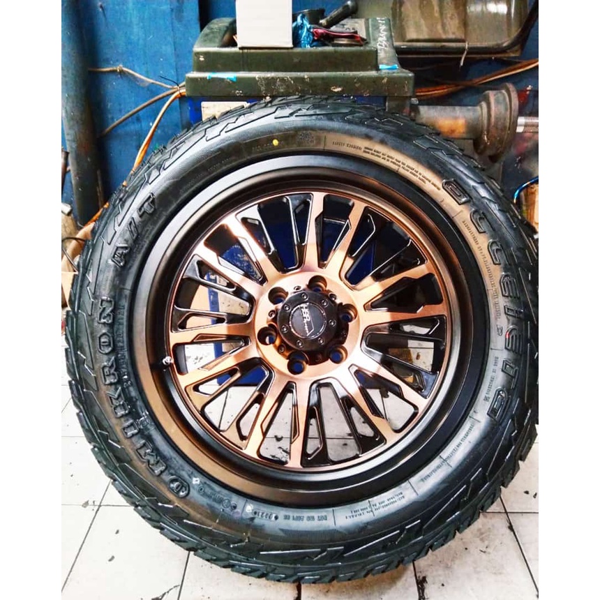 PAKETAN VELG DAN BAN RING 20 TIPE HSR MELAWI UNTUK MOBIL FORTUNER PAJERO TRITON RANGER HILUX