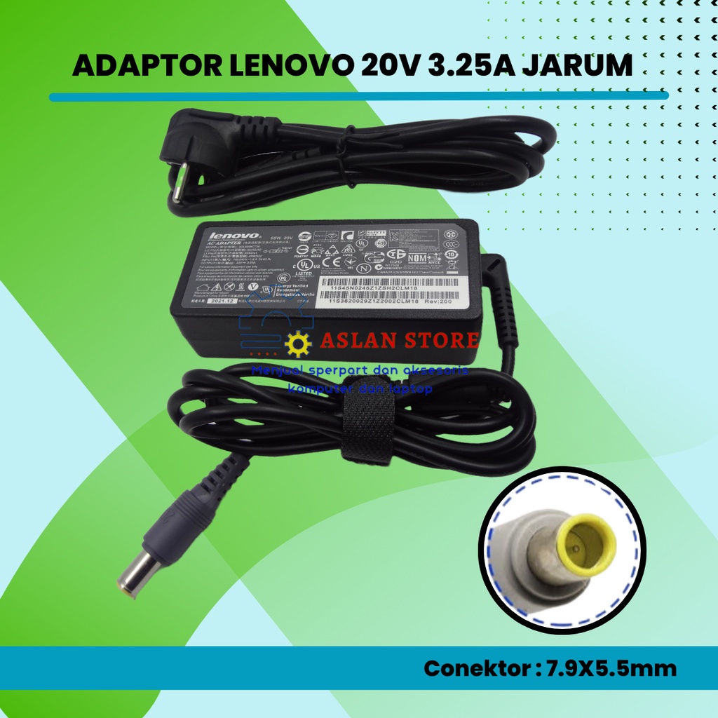 20V 3.25a 7.9x5.5mm Adaptor Charger Lenovo Thinkpad T430 T420 T410 T400 E420 X220 Twist S230U X200 X230 Lenovo IBM C100 C200 N200 X200 X300 R400 R500 T410 T510 V100 V200