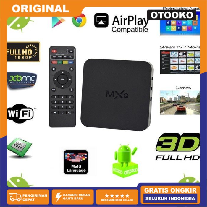 Internet TV BOX MXQ Amlogic S805 1.5Ghz Android 4.4 H265 m8 KODI