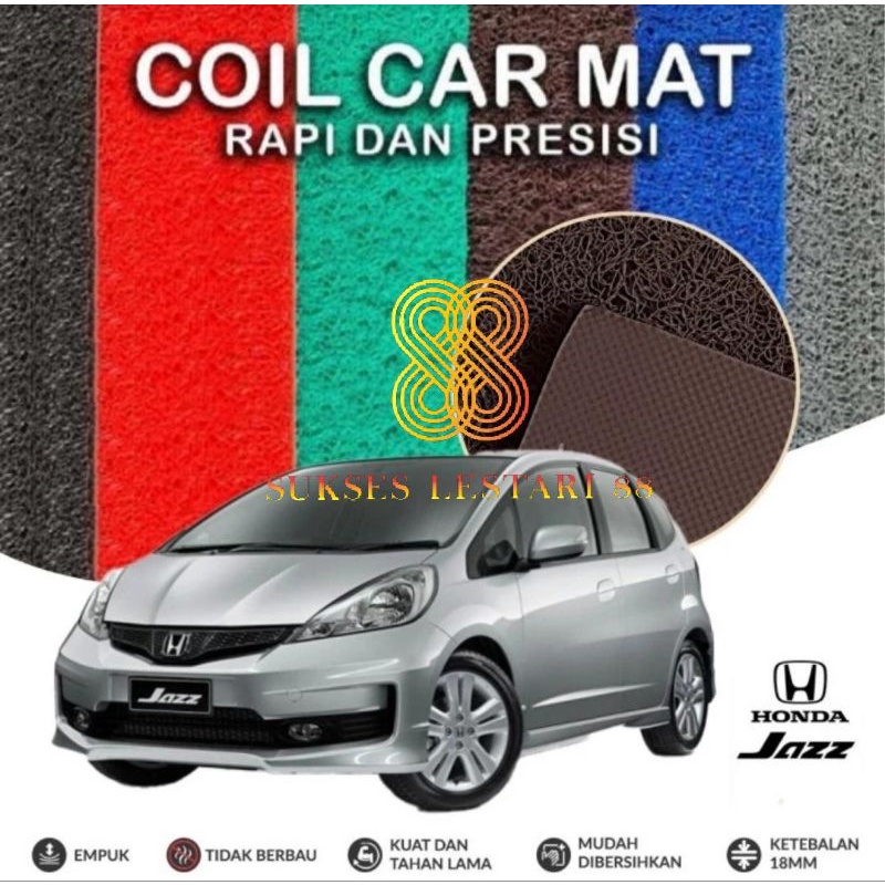 KARPET MOBIL PREMIUM HONDA JAZZ MIE BIHUN 1 WARNA