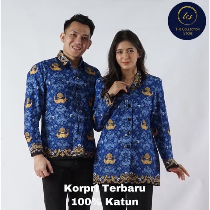 Batik Korpri Terbaru, Seragam BELLAGIO Kain Batik Resmi Korpri PNS