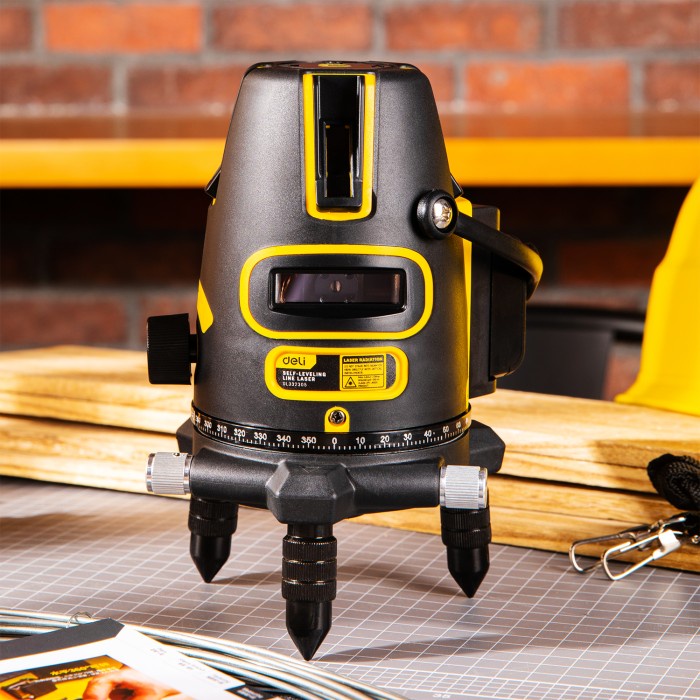 Deli Laser Level 5 Lines / Laser Level 5 Garis EDL332305