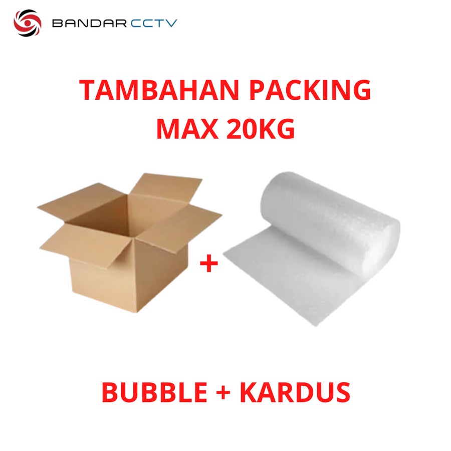 Tambahan Packing Kardus + Bubble M (max 20kg)