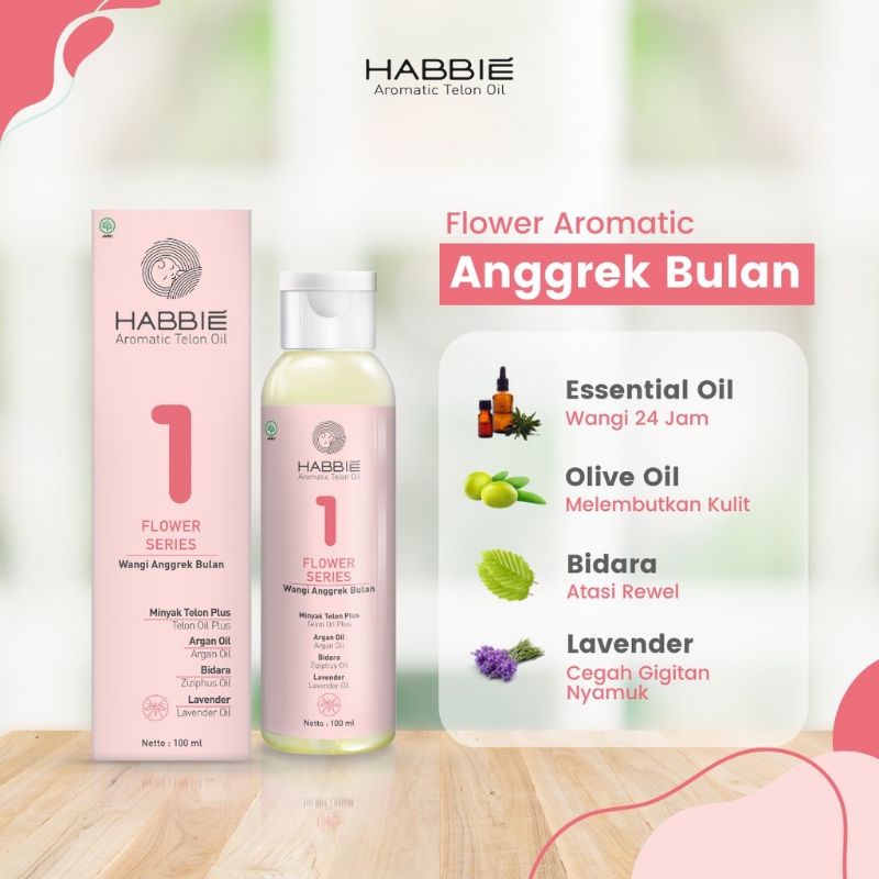 Habbie aromatic telon oil plus varian flower series | telon aromatik