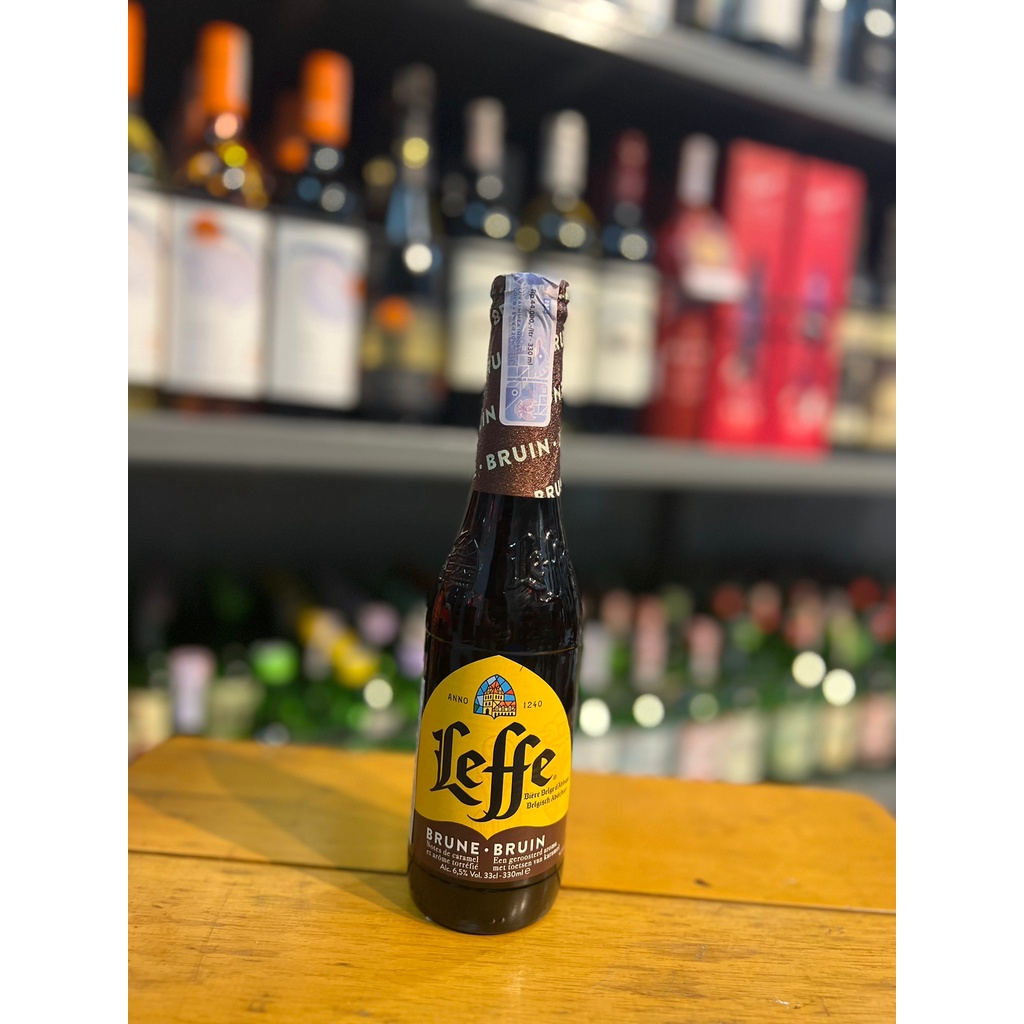 BIR LEFFE BRUNE BELGIUM BEER 330 ML 6,5% BRUIN