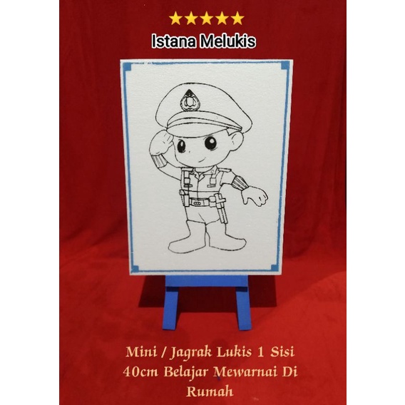 

Meja lukis/jagrak mini 1 sisi 40cm