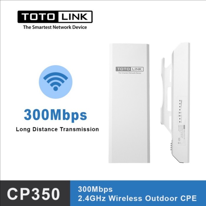 Router Totolink Cp350 300Mbps 2.4Ghz Wireless Outdoor Cpe