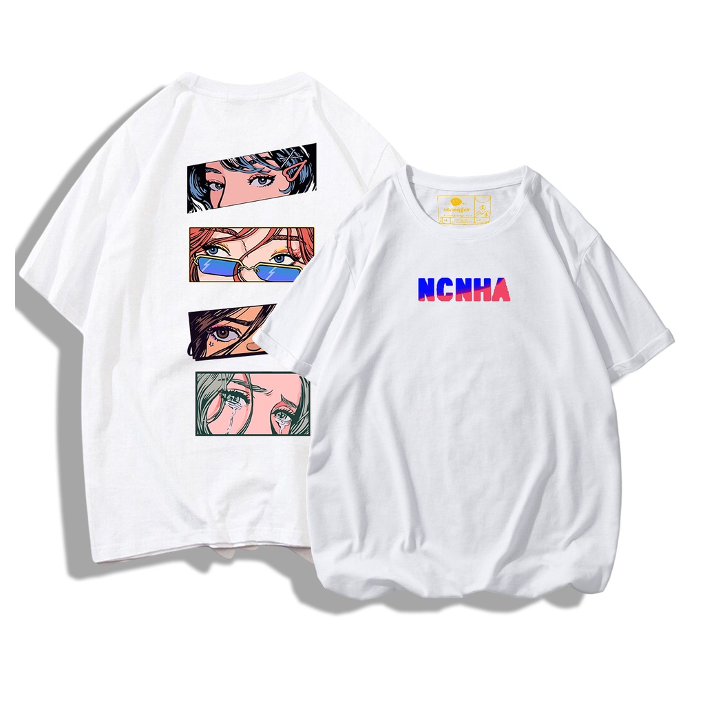 T-shirt Oversize NCNHA kaos 24s Catoon