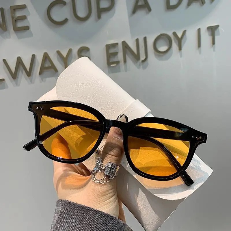 【COD】Kacamata Hitam Korea Sunglasses Anti-Uv Wanita Pria Kacamata Fashion