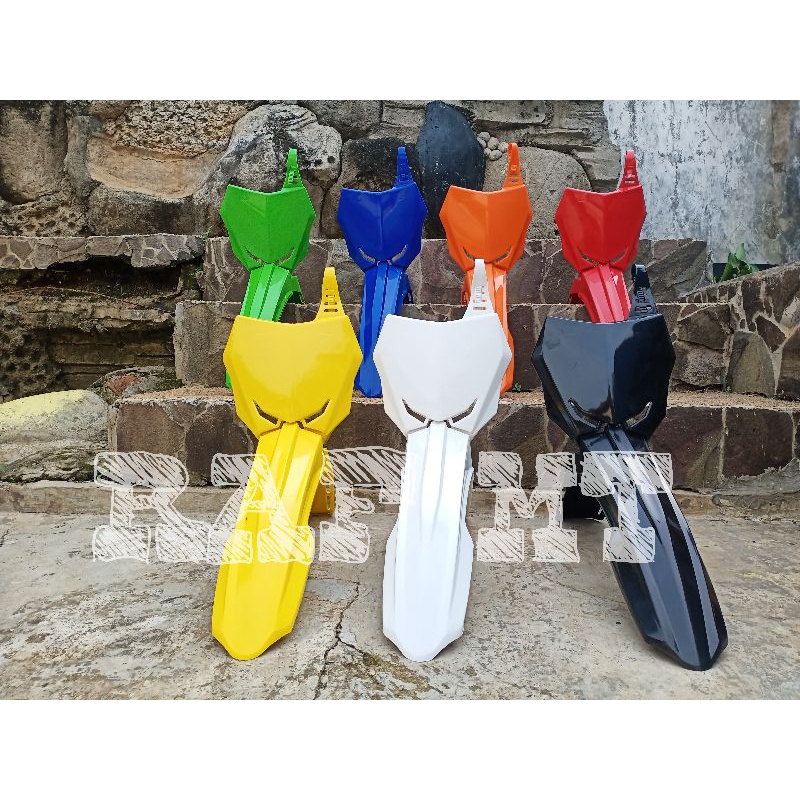 SEPAKBOR DEPAN RMZ 450 DAN PAPAN NOMOR RMZ 450 COVER BODY RMZ 450 RMZ 450 SPAKBOR DEPAN RMZ 450 SLEB