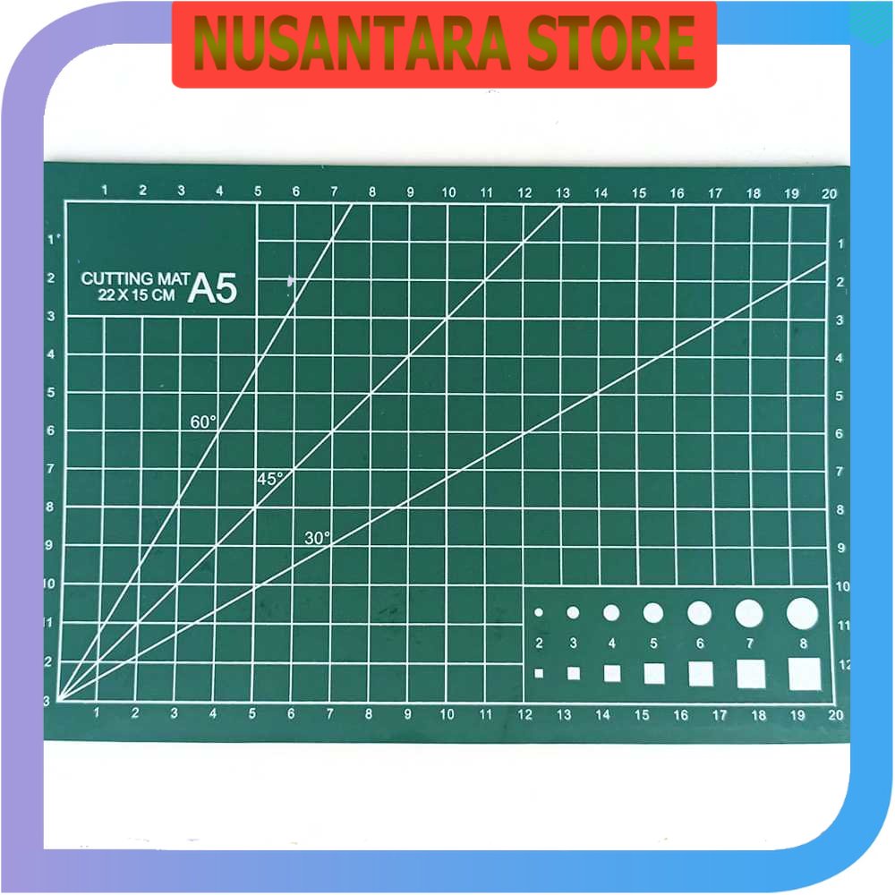 

NUSANTARA STORE - HUAN MEI Work Cutting Mat Pad A5 15 x 22cm - GKSA4