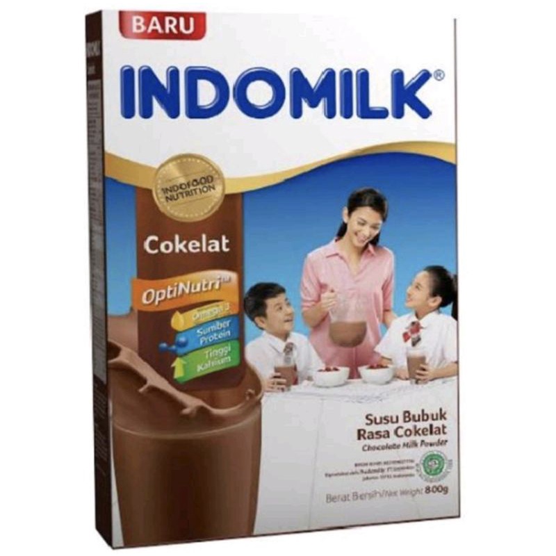 Jual Susu Bubuk Indomilk Coklat Dan Indomilk Full Cream Plain Gr Ed Sept Shopee Indonesia