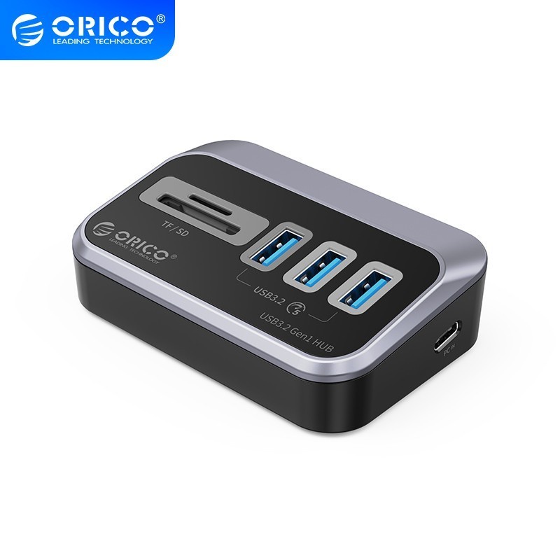 ORICO M3U3-3TS-05 3Port USB3.2 Hub Type C to C USB A Card Reader 0,5M