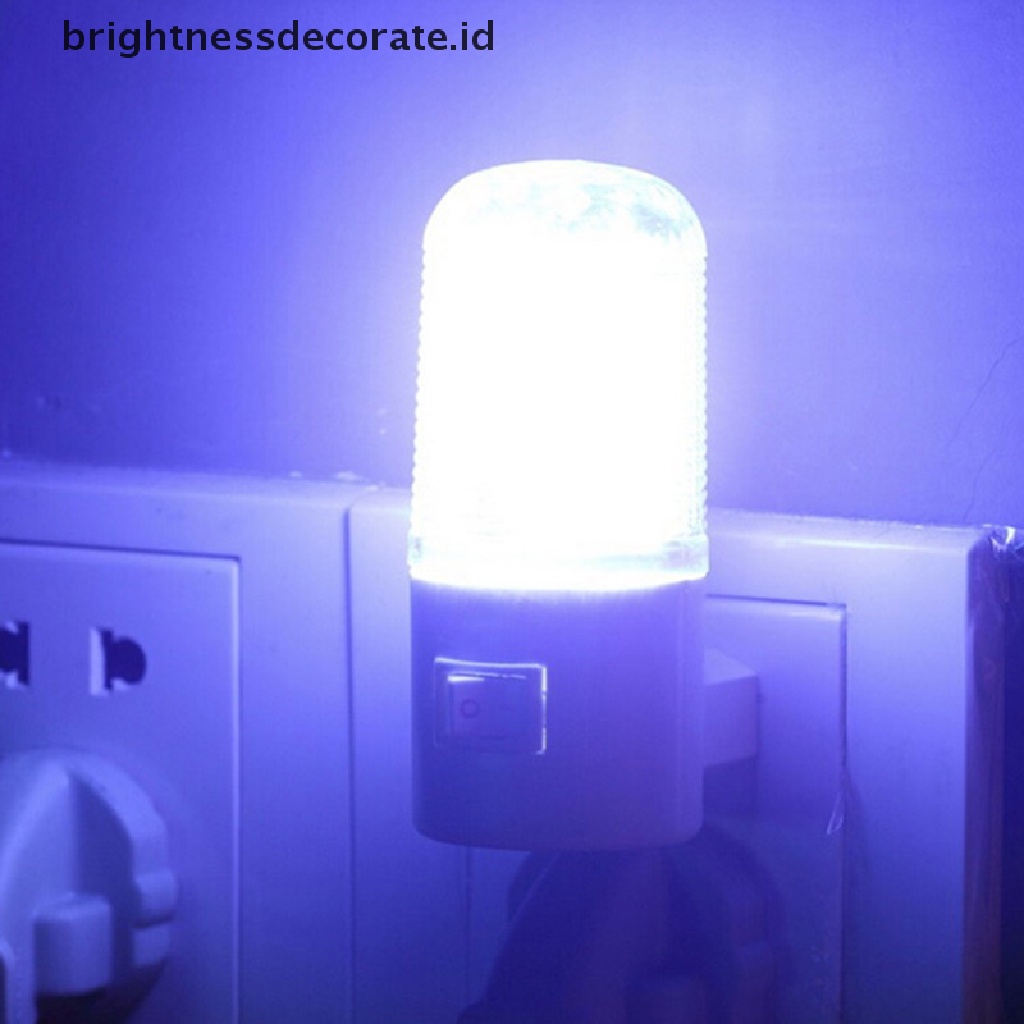 [Birth] 4lampu LED Dinding Moung Kamar Tidur Malam Licht Light Plug Lighg Bulb AC 3W [ID]