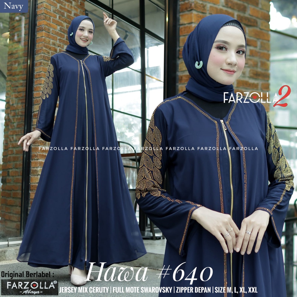 Gamis Turkey Abaya Bordir Asli Jersey Mix Ceruty Best Seller Original Produk By Farzolla