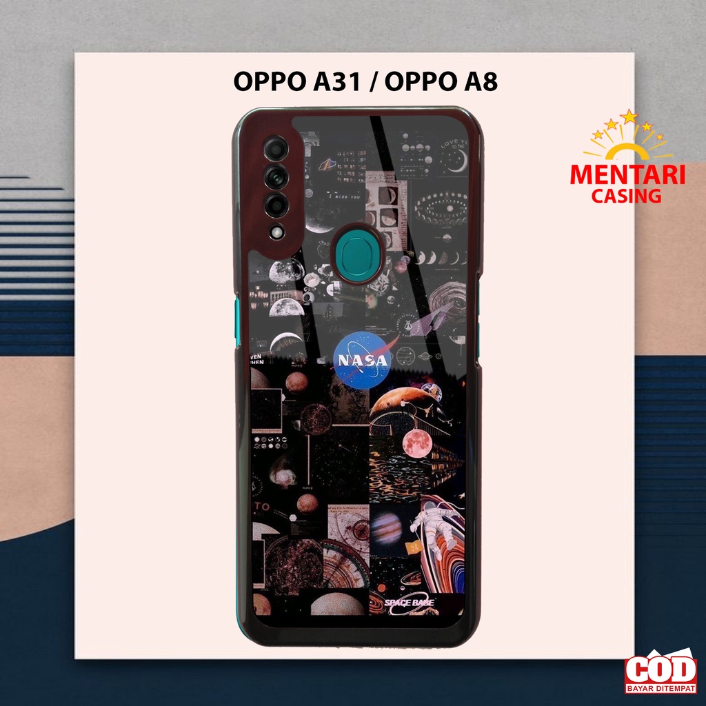 Case OPPO A31 A8 CASING OPPO A31 A8 [ NASA ] Case hp kondom hp case aesthetic case anime case karakt