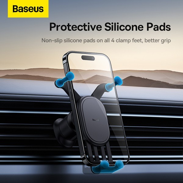 Baseus Gravity Car Mount Phone Holder Stand Dudukan HP Air Vent Jepit AC Mobil