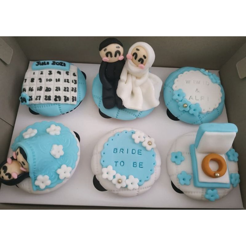 

cupcake bridal shower tema dewasa naughty custom