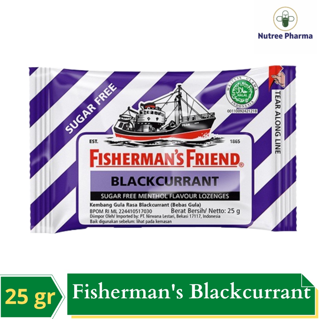 

Permen Fisherman's Friend Blackcurrant Sugar Free 25 gr