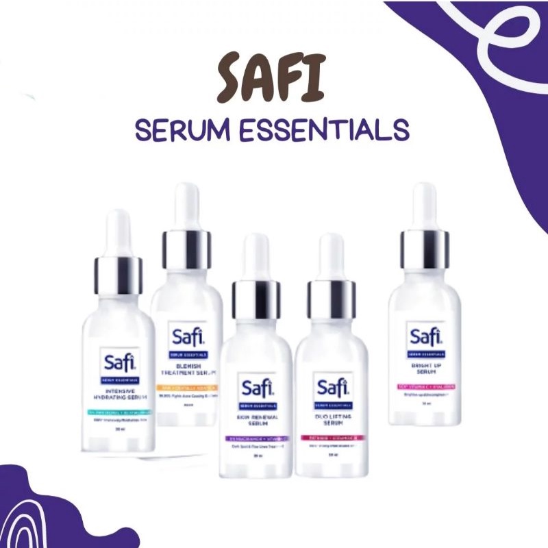 SAFI Serum Essentials Blemish Treatment/intensive Hydrating Serum 30 ml