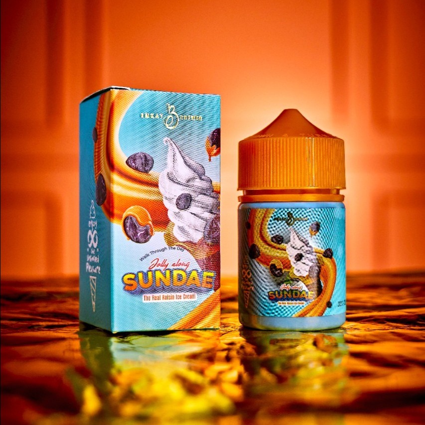 Jolly Along Sundae Hybrid High Nic 60ML New Liquid Cukai