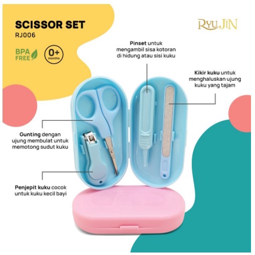 RYU JIN RYUJIN RJ006 Scissor Set / Perawatan kuku