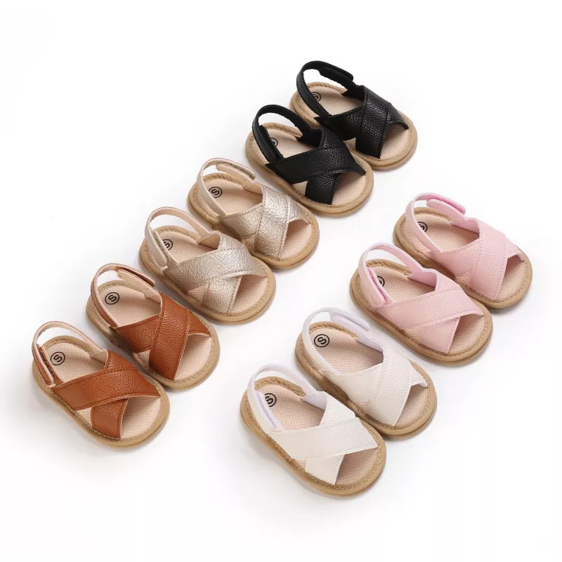 Sandal Anak Bayi Perempuan LIVIA 0 - 12 Bulan Kekinian / Sandal Baby Cewek Nyaman Terbaru