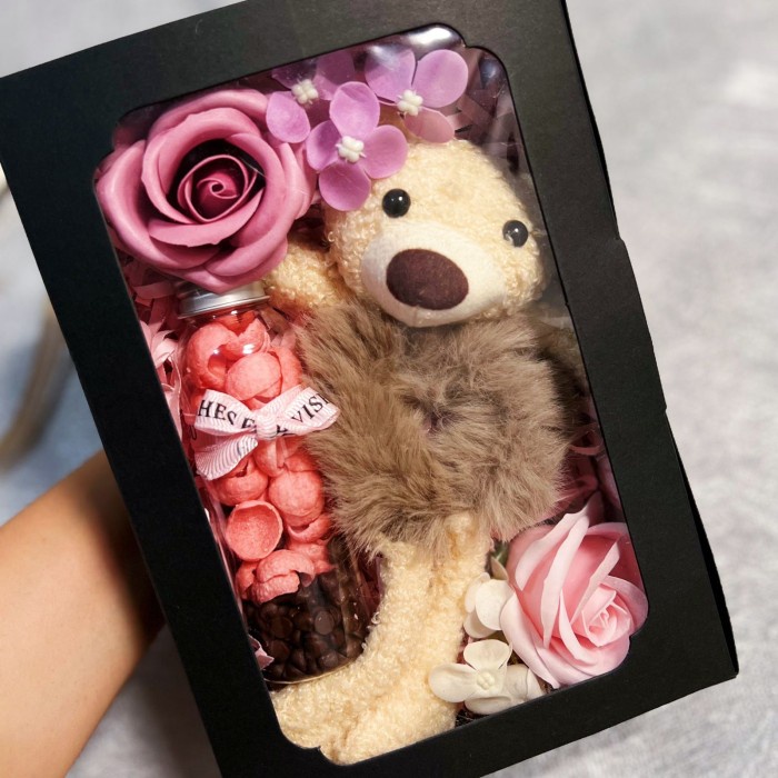 

✨READY✨ -hadiah coklat valentine hampers kado gift wisuda ultah - Black Box- 1.1.23