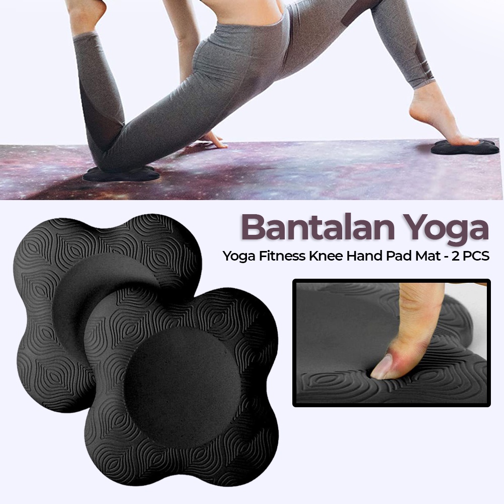 LOOZYKIT Pad Kaki Tangan Yoga Fitness Knee Wrist Hand Mat 2 PCS - G2