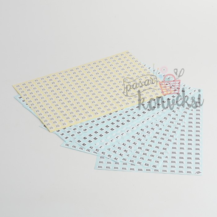 Konveksi Nomor Tempel Size