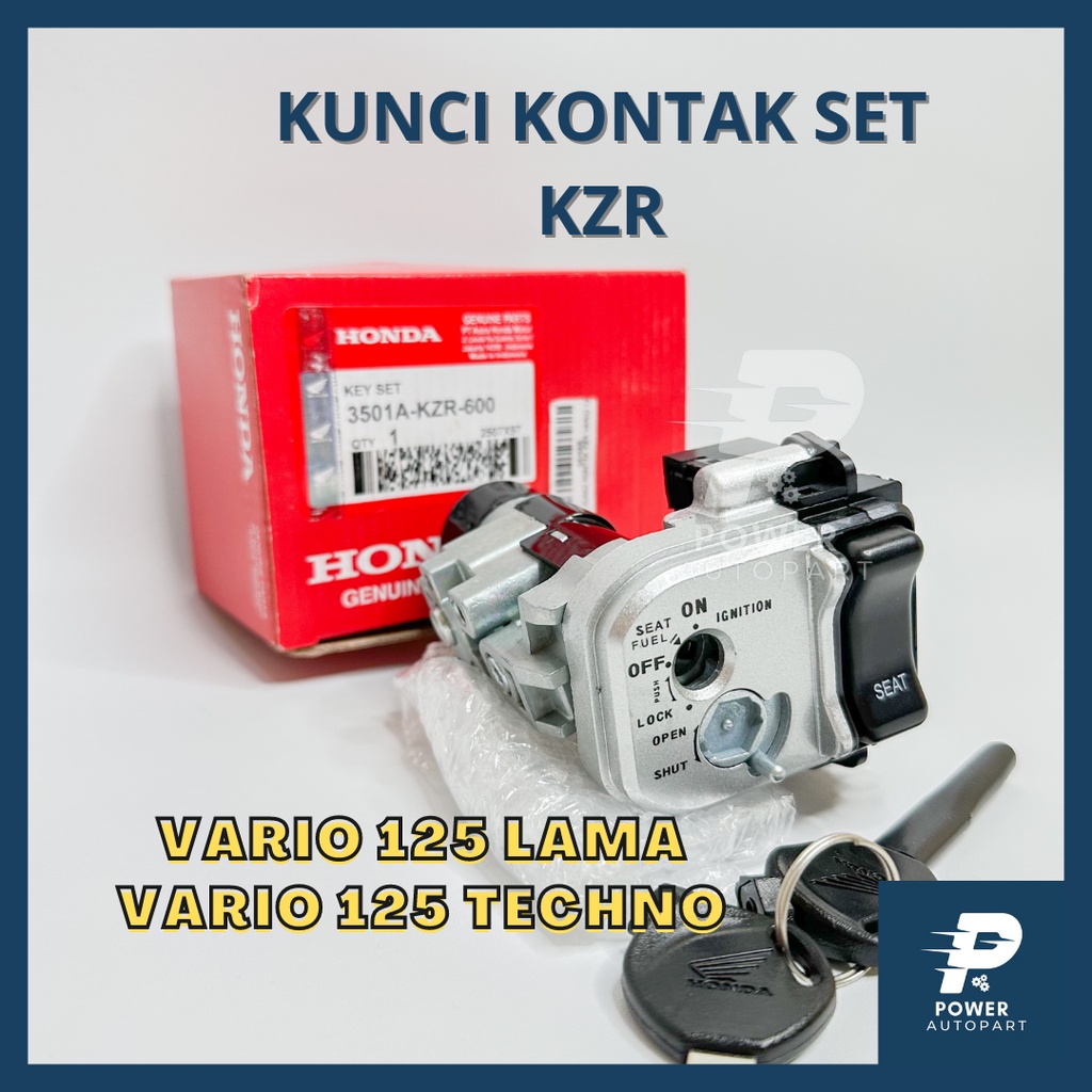 ( GARANSI ) ORIGINAL KUNCI KONTAK HONDA VARIO 125 LAMA / TECHNO KULITAS ORIGINAL - KZR