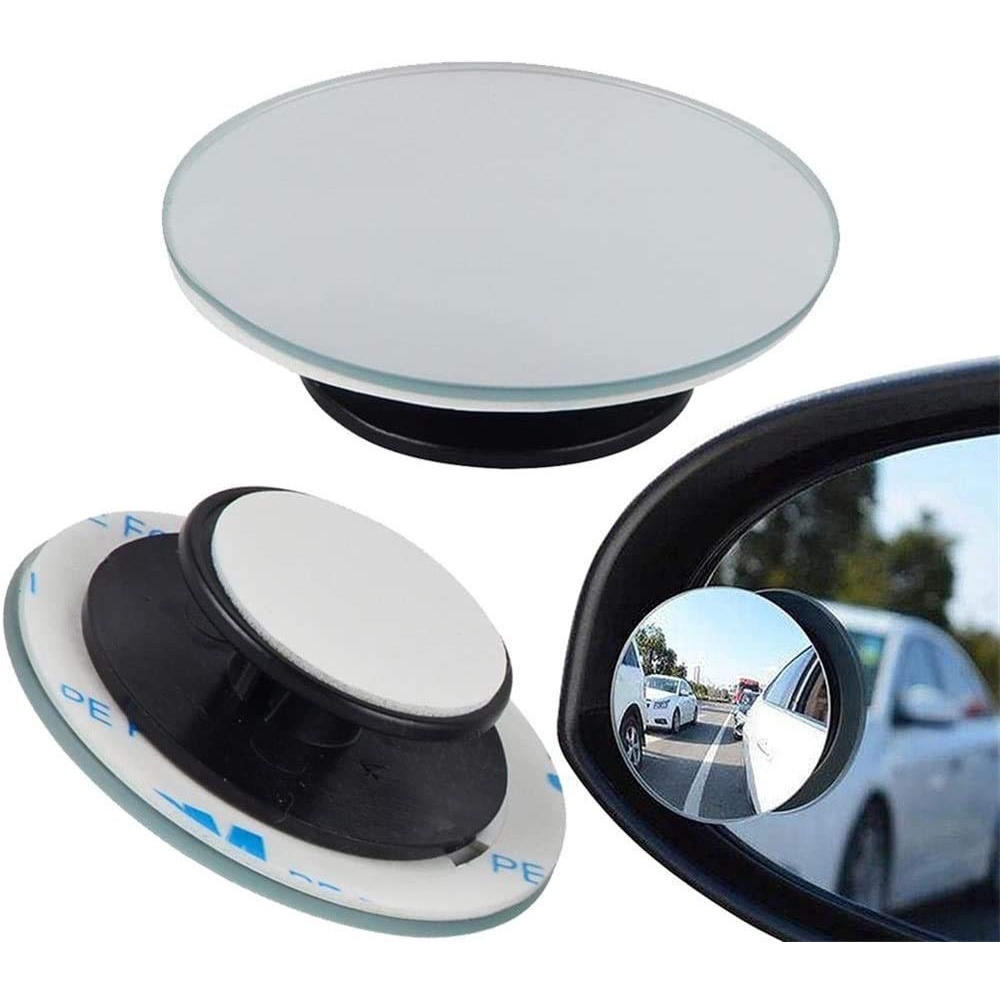 2 Pcs Kaca Blindspot Mobil Tambahan 360 Adjustable Premium 3R