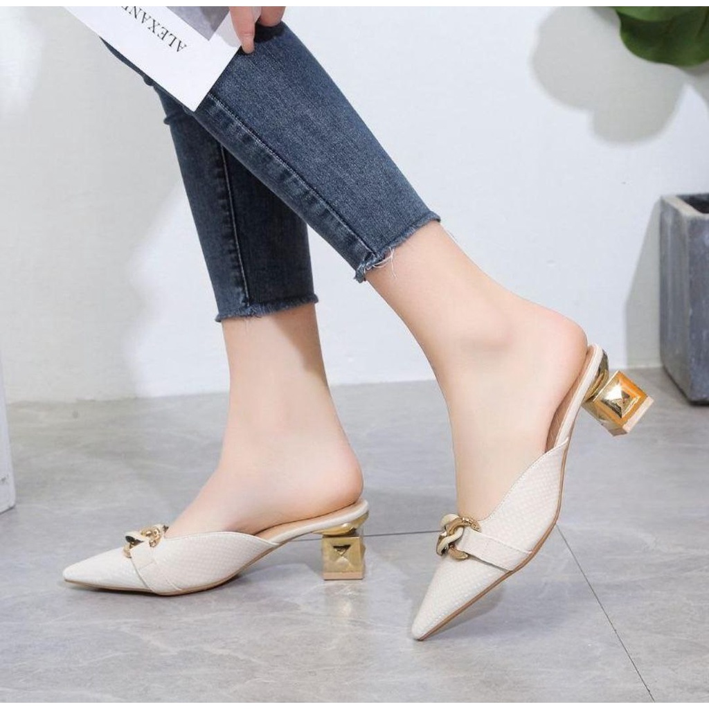 DDXX0119 Heels Wanita Terbaru Fashion Import Trend Ready Jakarta Bisa COD (With Box)