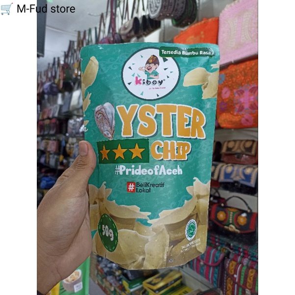 

Keripik tiram khas Aceh / cemilan keripik tiram