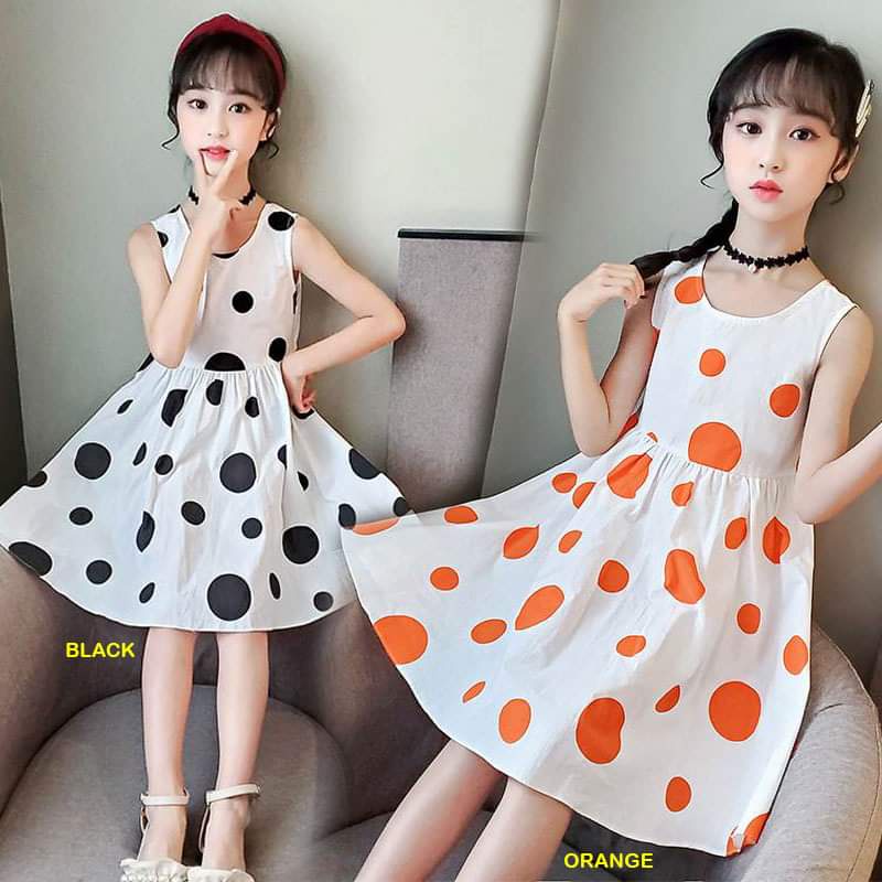 Dress Anak Perempuan Sweet Polkadot